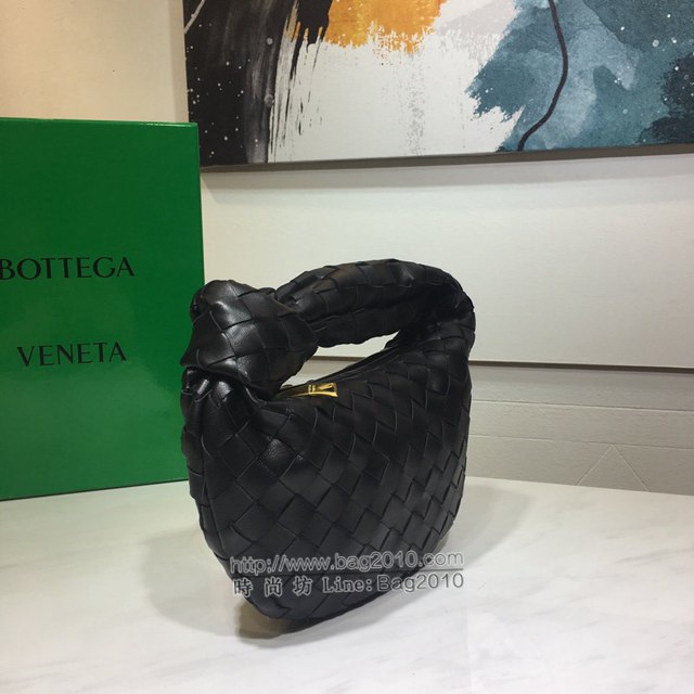 Bottega veneta高端女包 98080 寶緹嘉小號羊皮手工編織女包 BV爆款jodie新版本2代編織打結圓形hobo包  gxz1147